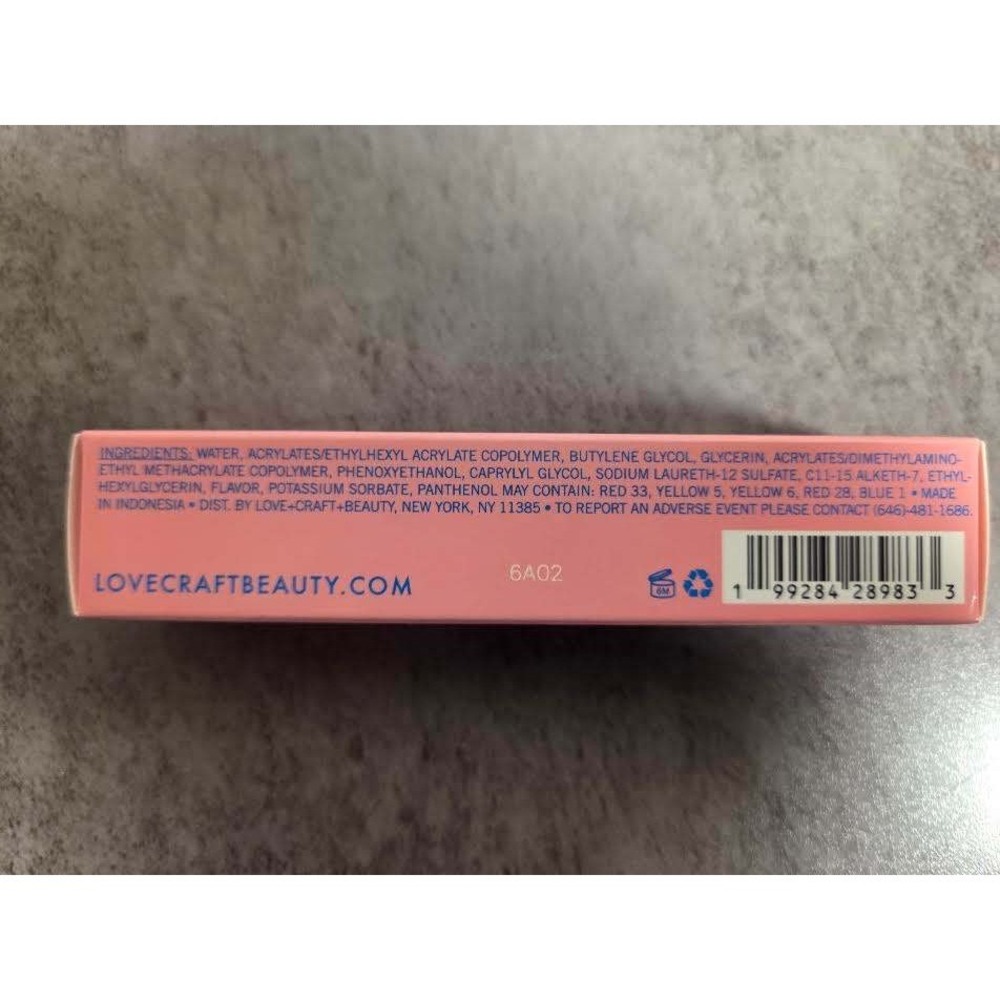 Lovecraft Beauty Tubular Lip Tint New Wave Nude Moisturizing Long Lasting 2.3ml - Picture 2 of 4